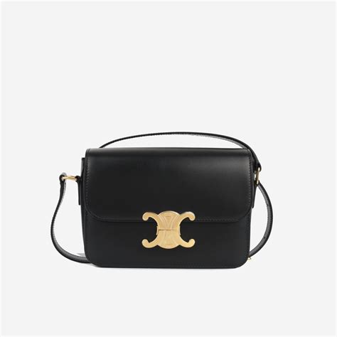 celine triomphe nano|NANO TRIOMPHE BAG IN SHINY CALFSKIN .